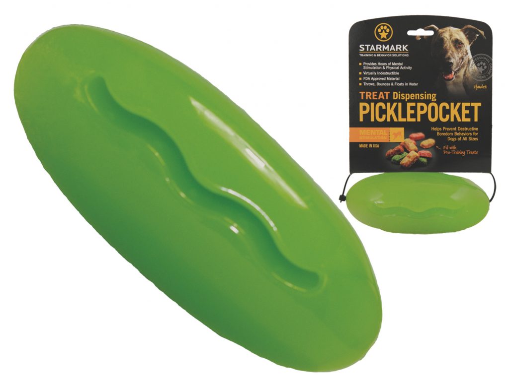 starmark treat dispensing pickle pocket